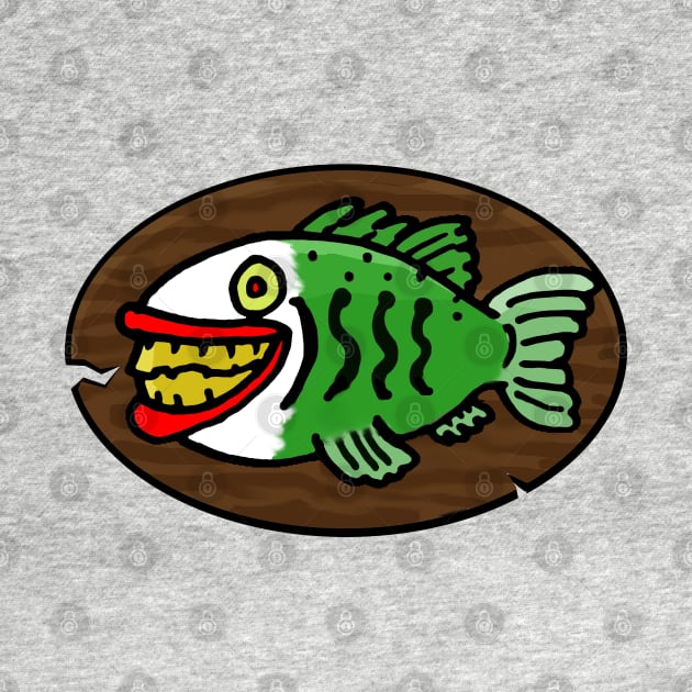 Laughing fish by Undeadredneck